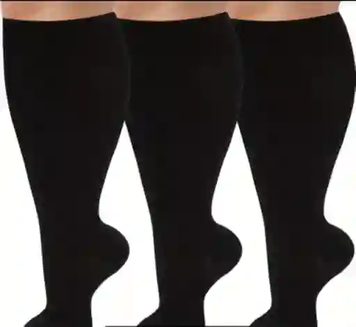 Medias De Compresion 15-20mmhg-talla Plus 3 Xl