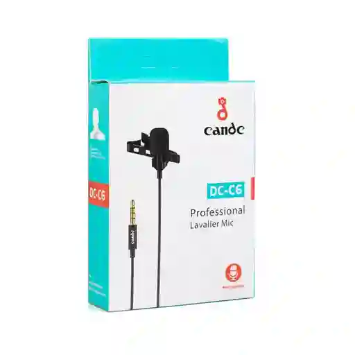 	 Micrófono De Solapa 1,5 Mts Para Celulares Tipo Plug 3.5 Mm
