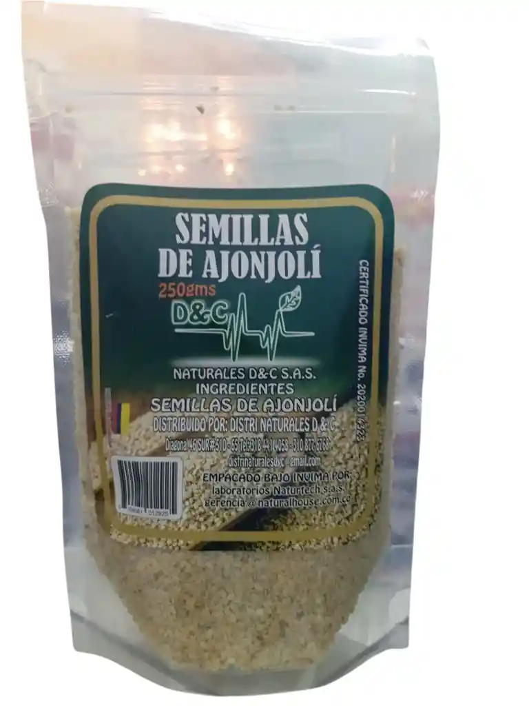 Ajonjoli Tostado X 500 Gms Dyc