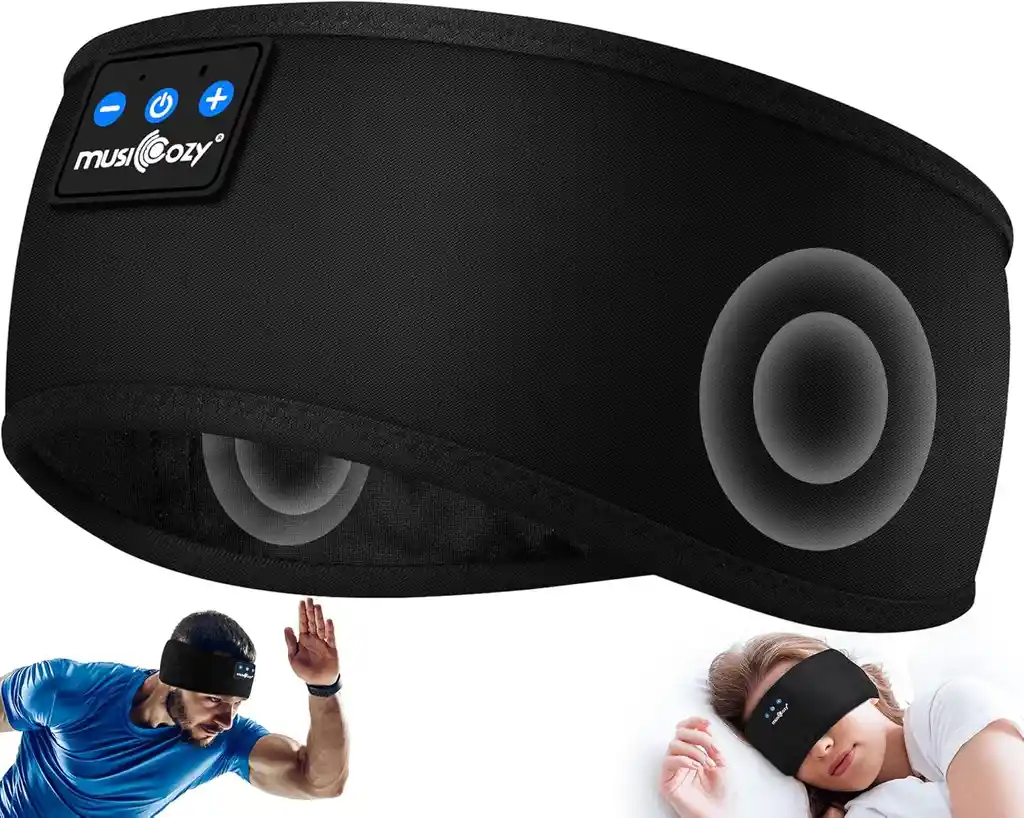 Auriculares Inalambrico Diadema Antifaz Para Dormir Gym Musicozy