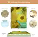 Cuaderno Argollado Vincent Van Gogh 300 Paginas Pasta Dura
