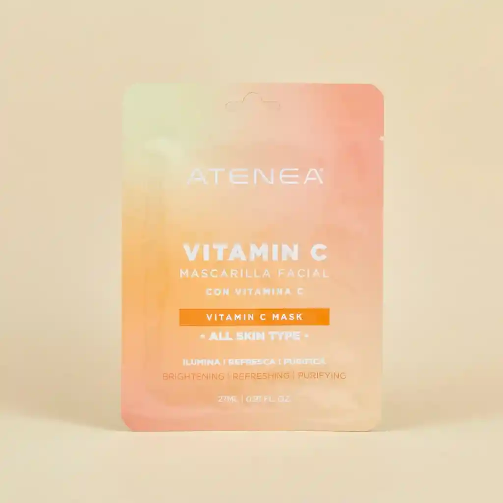 Mascarilla En Velo Hidratante- Vitamina C Atenea