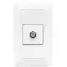 Toma Electrica Con Salida Para Coaxial Tv
