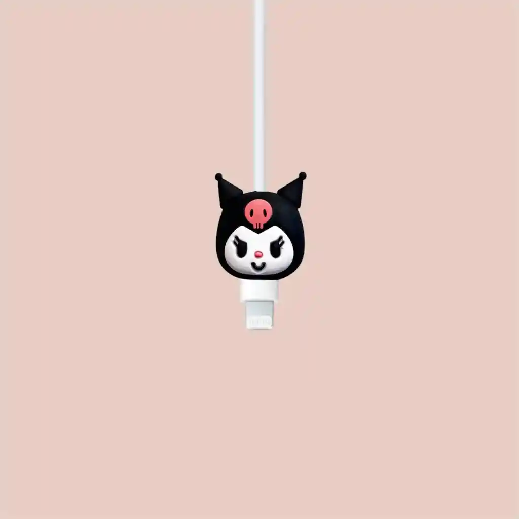 Protector De Cable Kuromi Sanrio