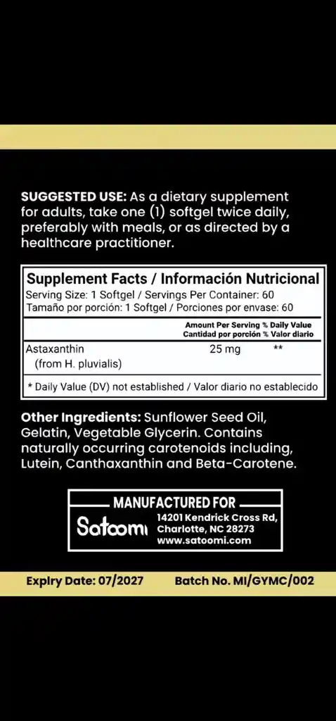 Astaxanthin