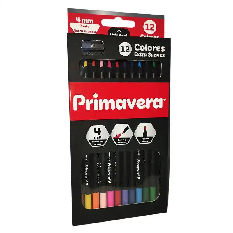 Color Unipunta Primavera Black X12 Und
