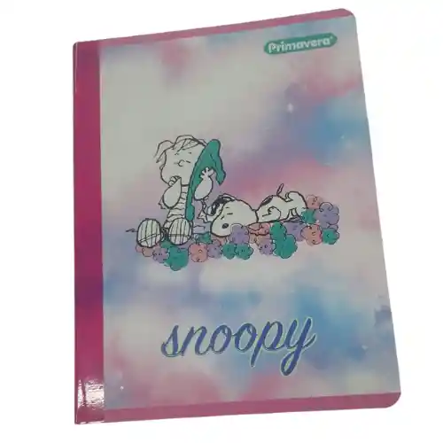 Cuaderno Primavera 95-100 Dama Snoopy