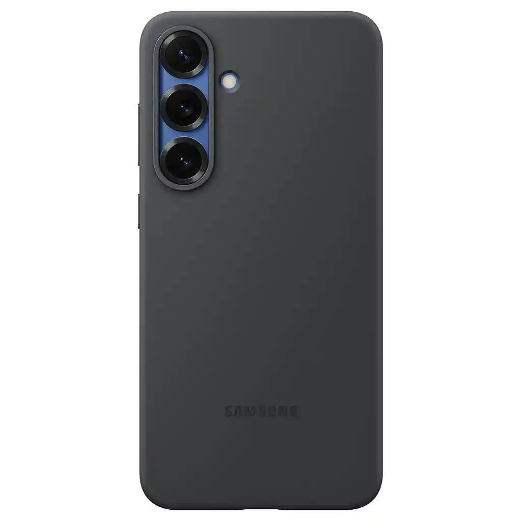 Cover De Silicona Para Galaxy S25 Negro