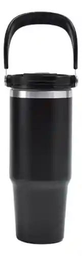 Termo Botella Térmico Manija Superior Acero Inoxidable Calor Frío 900 Ml Innovo Flask Negro