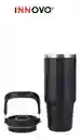 Termo Botella Térmico Manija Superior Acero Inoxidable Calor Frío 900 Ml Innovo Flask Negro