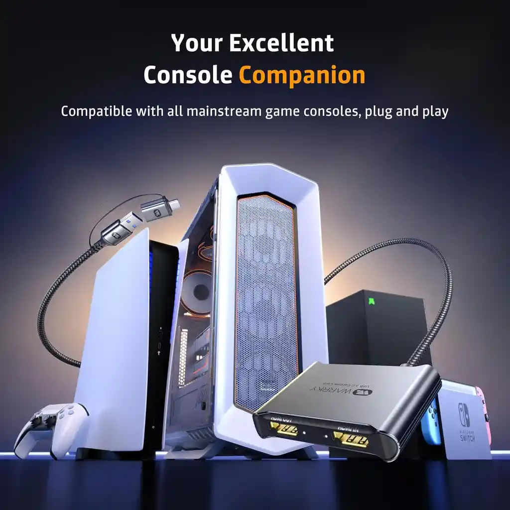 Capturador Video Y Audio Hdmi Usb Transmision En Vivo 60 Fps