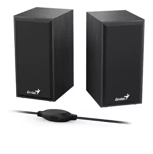 Parlantes Genius Sp-hf180 Negro 6 Wats 3.5 Mm Factura Legal