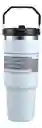Termo Botella Manija Superior Acero Inoxidable Calor Frío 900 Ml Innovo Flask Blanco