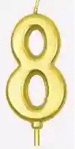 Vela Dorada #8 - 4,5 Cm