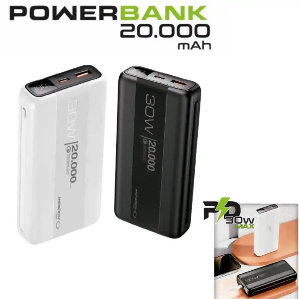 Power Bank 20000 Mah Innovatech Carga Carga Rapida 30w