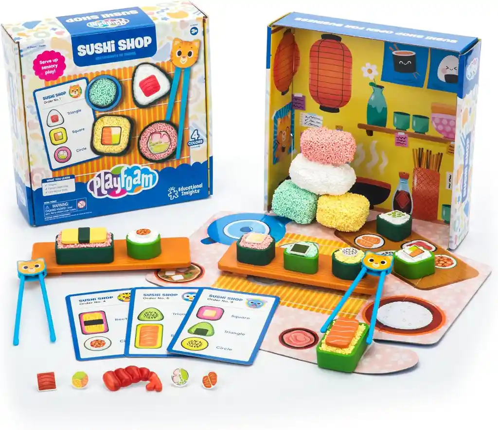 Juego Set Creativo Divertido Playfoam Sushi Shop Para Niños