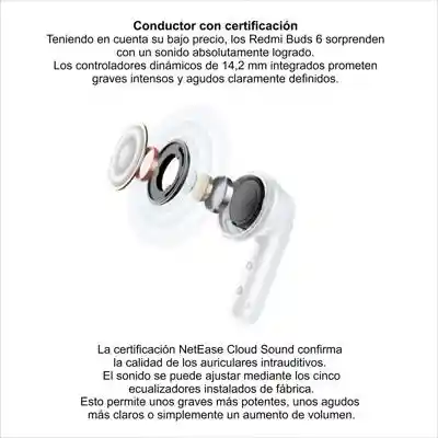 Audifonos Xiaomi Redmi Buds 6 Active Azul