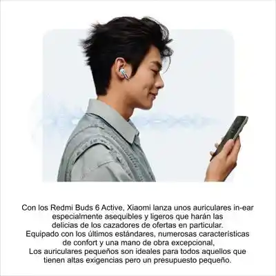 Audifonos Xiaomi Redmi Buds 6 Active Azul