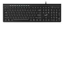 Teclado Genius Slimstar 230 Qwerty Español Color Negro