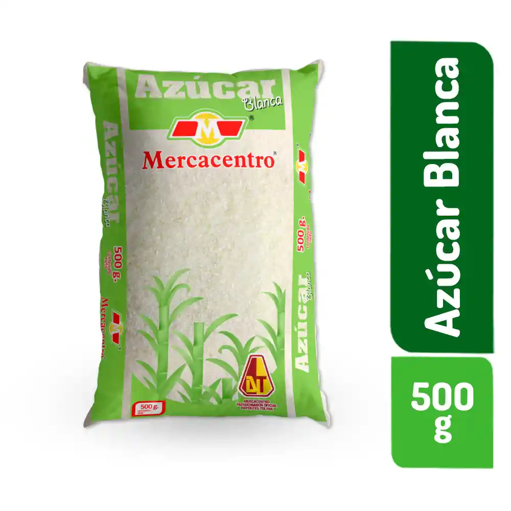Azúcar Blanco Mercacentro 500 G