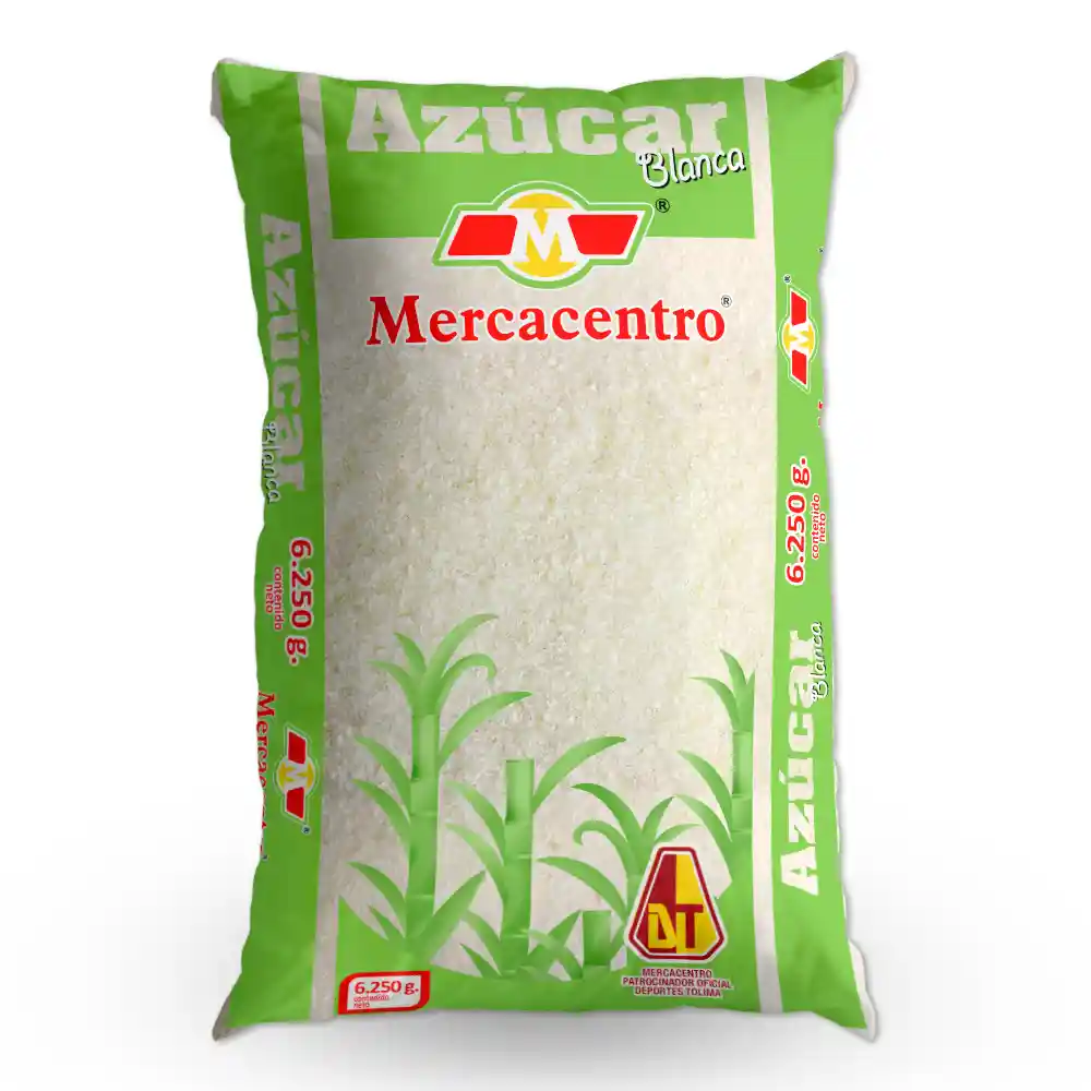 Azúcar Blanca Mercacentro Media Arroba 6250 G