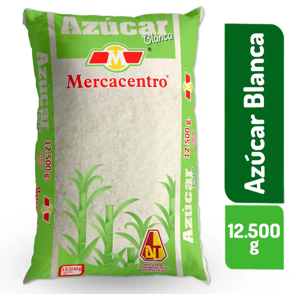 Azúcar Blanca Mercacentro Arroba 12500 G
