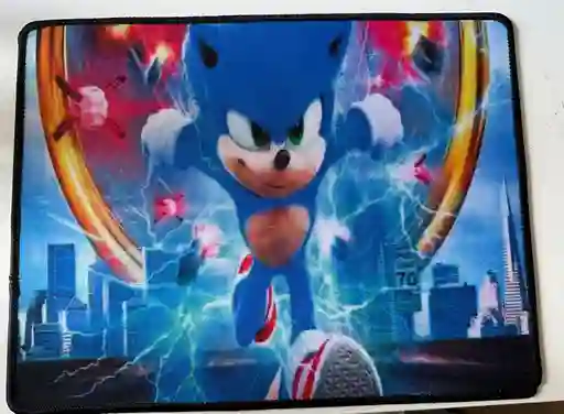 Pad Mouse Gamer 31cm X 24cm - Diseño Sonic