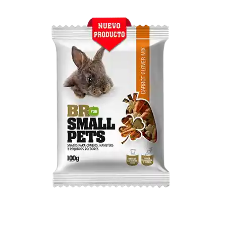 Br For Rabbit Carrot Clorver Mix - Galleta Small Pet 100 Gr