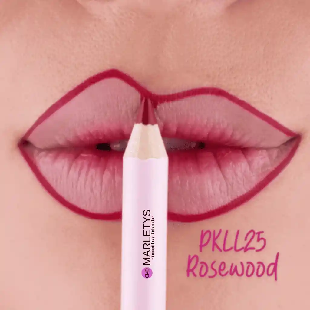 Lápiz Delineador De Labios - Tono Pkll25 Rosewood