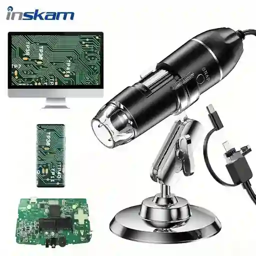 Cámara De Microscopio Digital De Píxeles , Alimentado Por Usb.