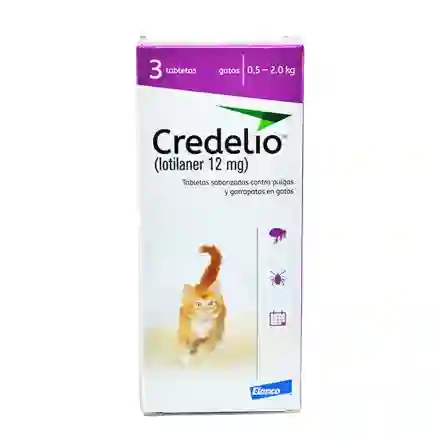 Credelio 12 Mg Gatos 0.5 A 2 Kg 1 Tab