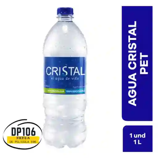 Agua Cristal Botella 1 Litro