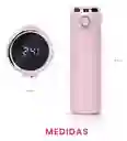 Termo Botella Portátil Conserva Temperatura Digital Led Acero Inoxidable Flask Innovo Rosado