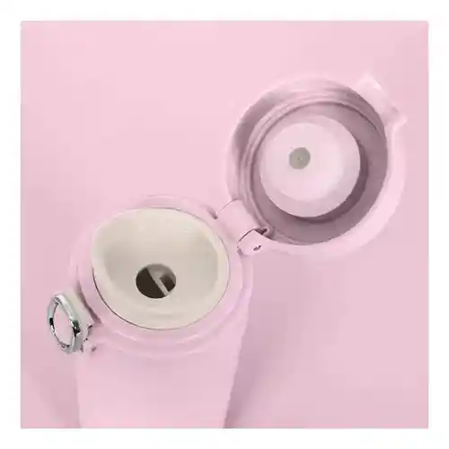 Termo Botella Portátil Conserva Temperatura Digital Led Acero Inoxidable Flask Innovo Rosado