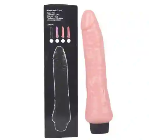 Vibrador Piel 22x5 Cms Pene Venoso Flexible