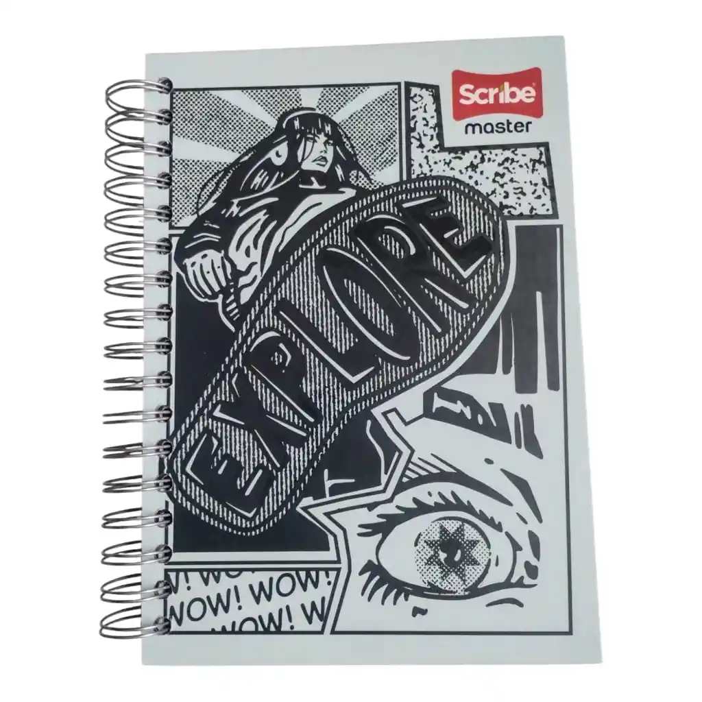 Cuaderno 5 Materias Pequeño Scribe Master Arg Masculino Cuadriculado