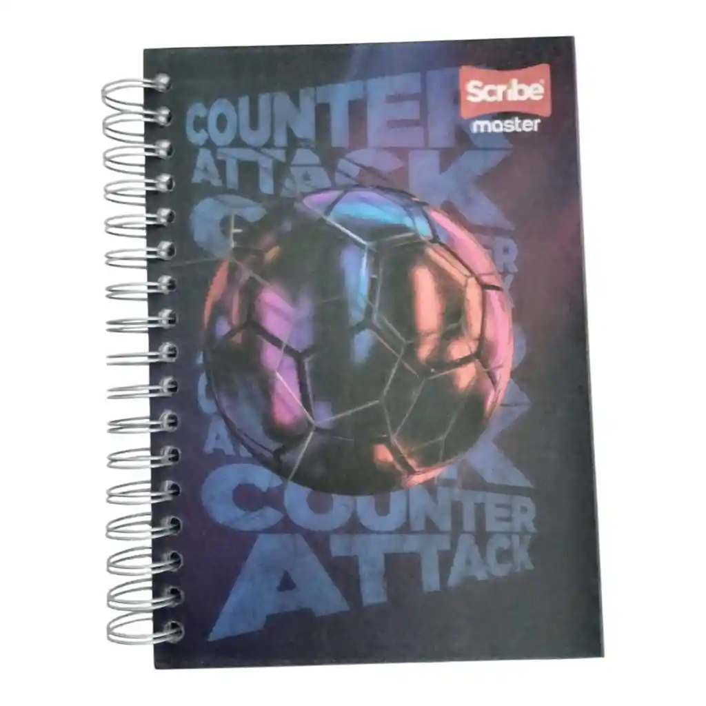 Cuaderno 5 Materias Pequeño Scribe Master Arg Masculino Cuadriculado
