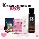 Kit Eros San Valentín: Potenciadores Sexuales, Lubricante Intimo, Aceite Para Masajes