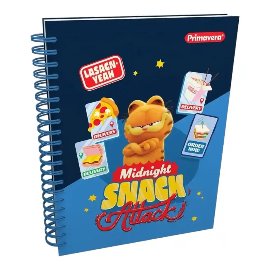 Cuaderno 5 Materias Grande Primavera Arg Femenino Cuadriculado