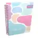 Cuaderno 5 Materias Grande Primavera Arg Femenino Cuadriculado