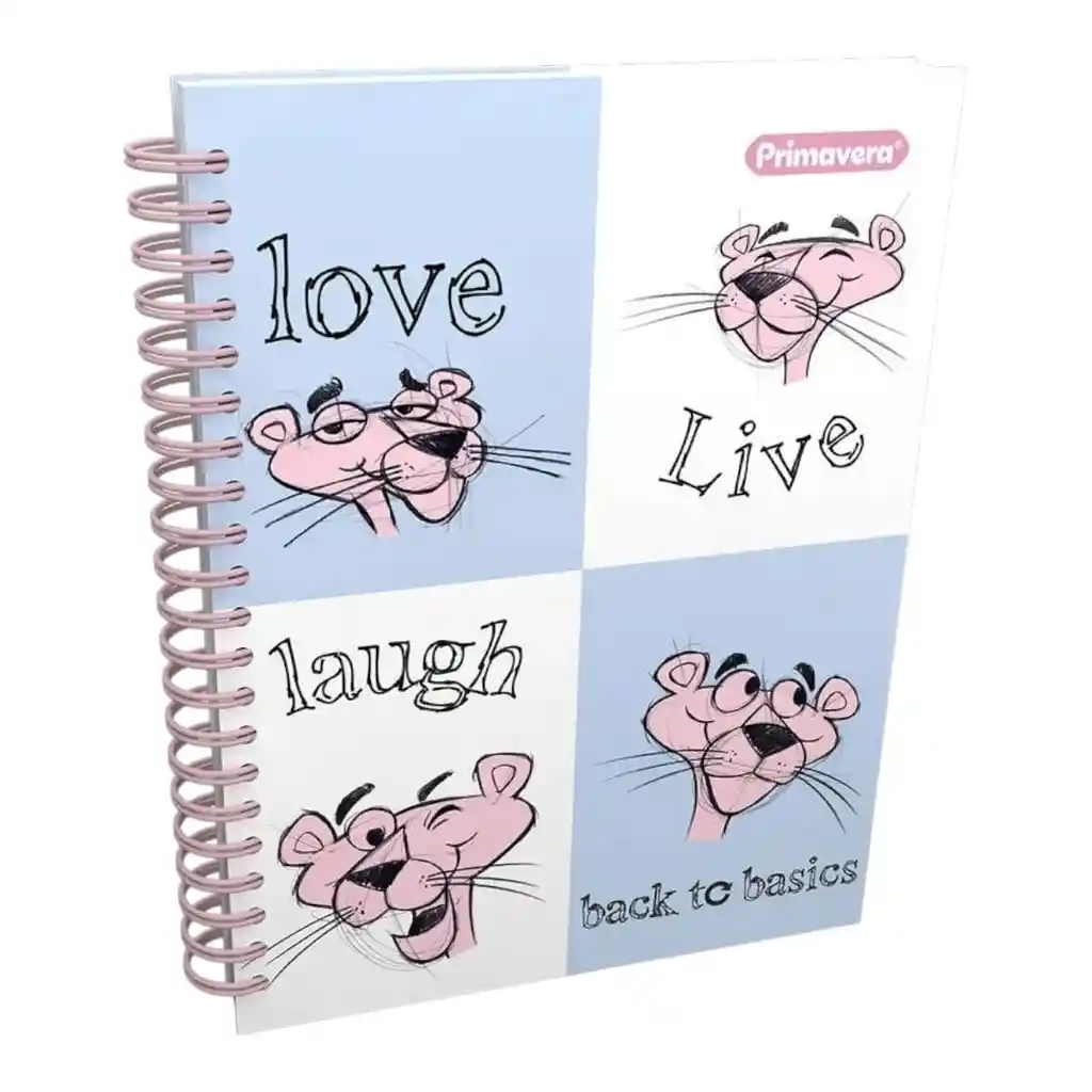Cuaderno 5 Materias Grande Primavera Arg Femenino Cuadriculado