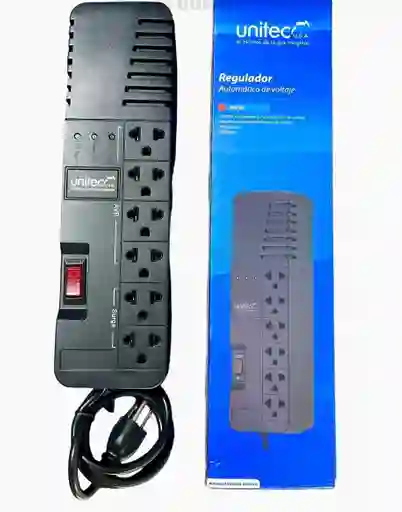 Regulador Automatico De Voltaje Unitec ( 6toma)
