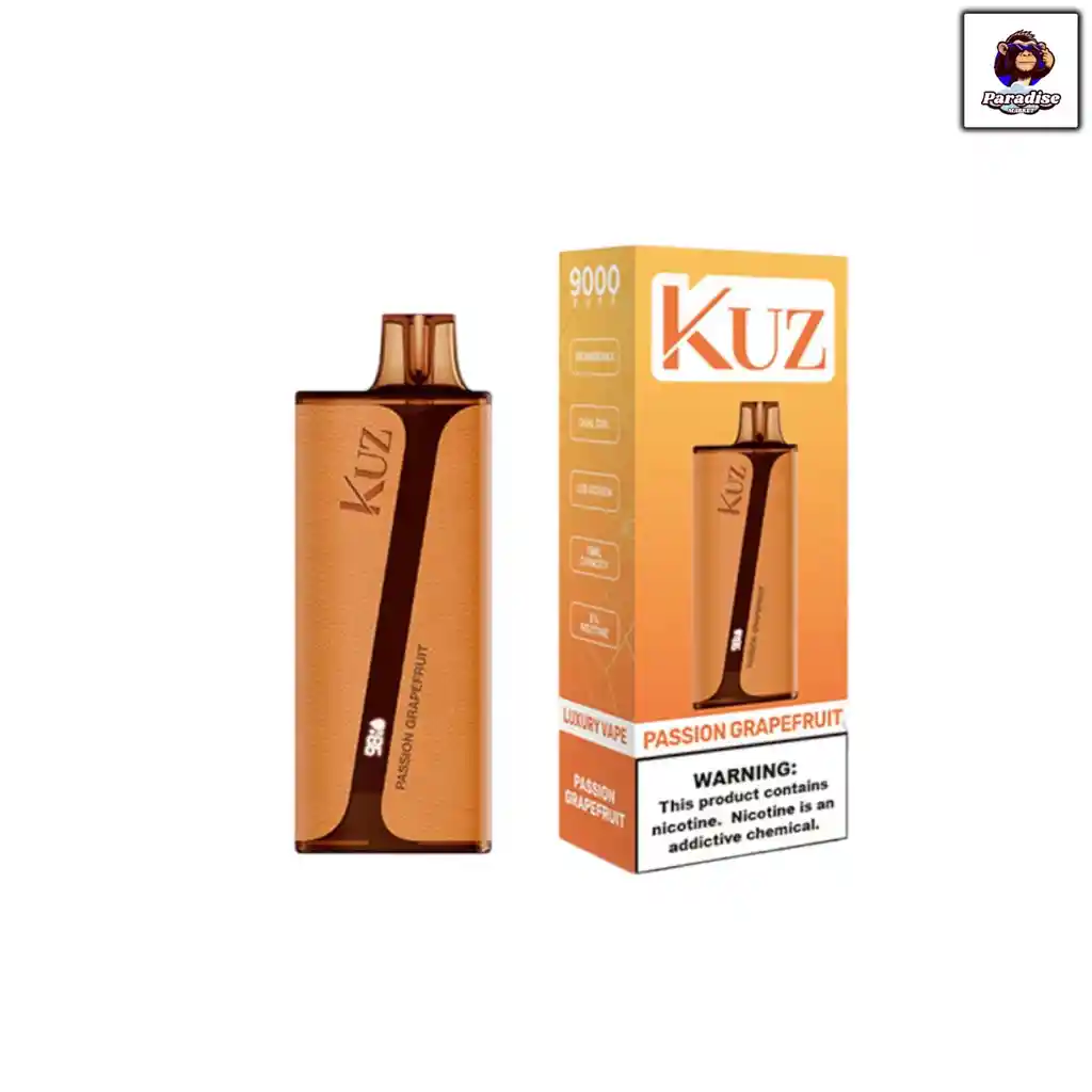 Vape Kuz Dababy 9000 Puffs Passion Grape Fruit