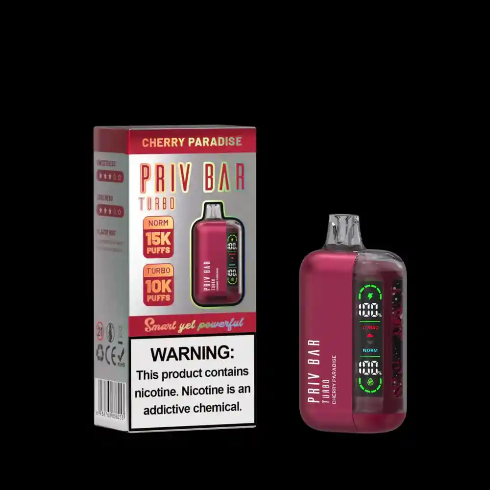 Vape Priv Bar 15000 Puffs Cherry Paradise