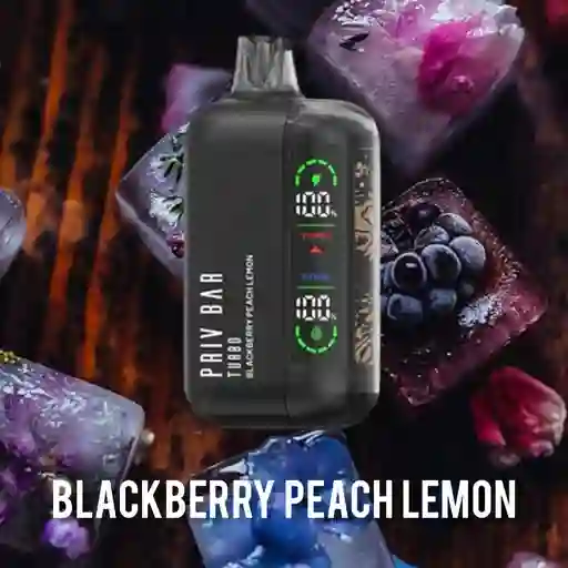 Vape Priv Bar 15000 Puffs Blackberry Peach Lemon