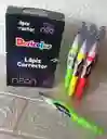 Corrector Liquido Doricolor Neon 7ml Caja X12 Unidades