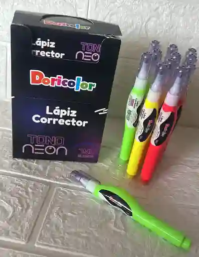 Corrector Liquido Doricolor Neon 7ml Unidad