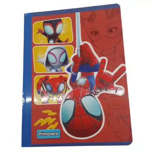 Cuaderno Primavera 95-100 Spiderman Animado