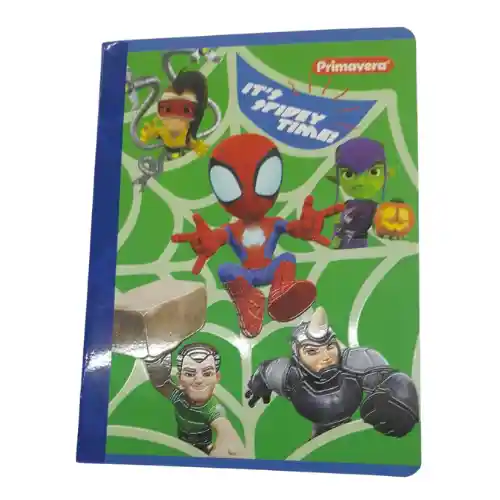 Cuaderno Primavera 95-100 Spiderman Animado