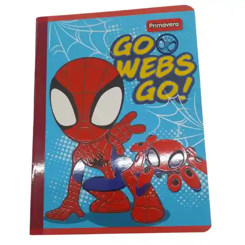 Cuaderno Primavera 95-100 Spiderman Animado